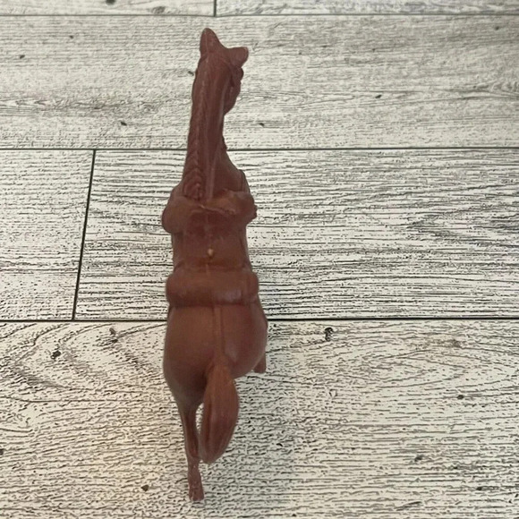 Vintage Brown Horse Molded Toy Figure Western Animal Collectible Model Figurine - Picture 5 of 5